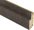Frame for Interior Doors, Matte Black, For 18x84" Door Cognac Oak