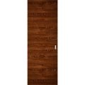 Hidden Barn | Ego 5000 Painted White Oak Oak | Wood Veneer Doors | Magic Concealed Sliding Set | 42" x 80" Cognac Oak