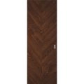 Hidden Barn | Ego 5005 Cognac Oak Veneer | Wood Veneer Doors | Magic Concealed Sliding Set | 36" x 80" EGO Cognac Oak