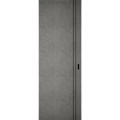 Hidden Barn | Planum 0016 White Silk | Sturdy Finished Doors | Magic Concealed Sliding Set 42" x 80" Concrete