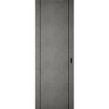 Hidden Barn | Planum 0017 Natural Veneer | Sturdy Finished Flush Modern Doors | Magic Concealed Sliding Set 28" x 96" Concrete