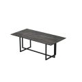 Coffe Table ROME 47x23x23 BLACK GLASS Namibia Black