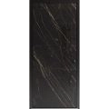 Front Exterior Prehung Steel Door / Dekton 0118 Natural Noir / Entry Metal Modern Painted W36" x H80" Left hand Inswing Natural Noir
