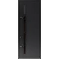 Front Exterior Prehung Steel Door / Dekton 0163 Ardesia Nero 96”/ Entry Metal Modern Painted W36" x H96" Right hand Inswing Ardesia Nero