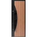 Front Exterior Prehung Steel Door / Ronex 1077 Teak 96" / Entry Metal Modern Painted W36" x H96" Right hand Inswing Teak