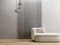 Sartodoors Matte Black Contemporary Decorative Wall Panels Wood Slat Ensemble - Pack of 8 Light Grey Oak