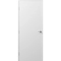 Firerated 20 Min Interior Door | 1222 Light Oak | Single Flush Panel Wood Frame Handle 24" x 80" Right-hand Inswing Primed White