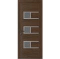 Front Exterior Prehung Metal-Plastic Door | Manux 8933 Antracite Grey | Office Commercial and Residential Doors Entrance Patio Garage W32" x H80" Right hand Inswing Walnut
