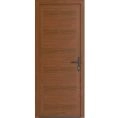 Front Exterior Prehung Metal-Plastic Door | Manux 8111 Walnut | Office Commercial and Residential Doors Entrance Patio Garage W36" x H80" Left hand Inswing Walnut