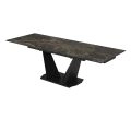 Dining Table PARMA 62(94)x35x29 Laminam Emperador Extra Laminam Emperador Extra