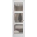 Hidden Door | Lucia 2552 White Silk Concealed Metal Frame 18" x 80" Left-hand Inswing White Silk