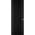 Hidden Barn | Planum 0410 Black Matte | Sturdy Finished Modern Doors | Magic Concealed Sliding Set 30" x 84" Black Matte