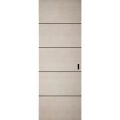 Hidden Barn | Planum 0015 Ginger Ash | Sturdy Finished Doors | Magic Concealed Sliding Set 32" x 96" Natural Veneer