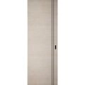 Hidden Barn | Planum 0016 White Silk | Sturdy Finished Doors | Magic Concealed Sliding Set 42" x 80" Natural Veneer
