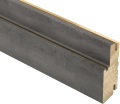 Frame for Interior Doors, Matte Black, For 18x84" Door Nebraska Grey