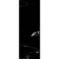 Hidden Barn with Silver Edges  -  Planum 0010 Noce 18" x 84" Nero Marquina