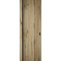 Hidden Barn | Planum 0011 Oak | Sturdy Finished Flush Modern Doors | Magic Concealed Sliding Set 28" x 96" Oak
