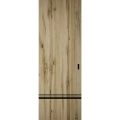 Hidden Barn | Planum 0012 Ginger Ash | Sturdy Finished Doors | Magic Concealed Sliding Set 36" x 96" Oak