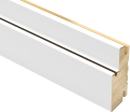 Frame for Interior Doors, Matte Black, For 18x84" Door Painted White