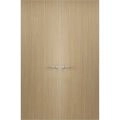 Hidden Double Doors | Planum 0010 Primed White with Concealed White Metal Frame 36" x 80" (2* 18x80) Left-hand Inswing Vertical Natural Veneer