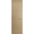 Hidden Door | Planum 0010 Vertical Natural Veneer Concealed Metal Frame 42" x 96" Left-hand Outswing Natural Veneer
