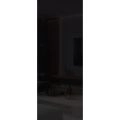 Slab Door Panel 18 x 80 inches | Planum 0010 Gloss White | Bathroom Bedroom Doors Gloss Black