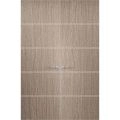 Hidden Double Doors | Planum 0020 Matte Black Concealed Metal Frame 56" x 96" (2* 28x96) Left-hand Outswing Grey Oak