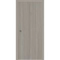 Sliding Pocket Door 30 x 84 inches | BASIC 3001 Caramel Oak | Kit Rail Hardware | Solid Wood Interior Bedroom Modern Doors Oak Franko