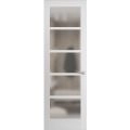 Hidden Door | Quadro 4002 White Silk Concealed Metal Frame 18" x 80" Left-hand Inswing White Silk