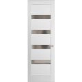Hidden Door | Quadro 4113 White Silk Concealed Metal Frame 18" x 80" Left-hand Inswing White Silk
