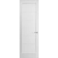 Hidden Door | Quadro 4115 White Silk Concealed Metal Frame 18" x 80" Left-hand Inswing White Silk