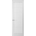 Hidden Door | Quadro 4115 White Silk Concealed Metal Frame 18" x 80" Right-hand Inswing White Silk