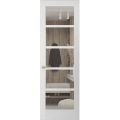 Hidden Door | Quadro 4522 White Silk Concealed Metal Frame 18" x 80" Right-hand Inswing White Silk