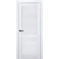 Interior Solid French Door | Veregio 7411 Antracite | Single Regular Panel Frame Trims Handle | Bathroom Bedroom Sturdy Doors  White