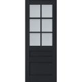 Slab Barn Door Panel | Veregio 7339 White Silk with Frosted Glass | Sturdy Finished Doors | Pocket Closet Sliding Antracite