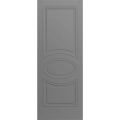 Slab Door Panel 18 x 80 inches / Mela 7001 Matte White / Modern Finished Doors / Pocket Closet Sliding Barn Painted Grey
