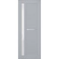 Slab Barn Door Panel Frosted Glass | Veregio 7288 Light Grey Oak | Sturdy Finished Doors | Pocket Closet Sliding-42" x 96" Matte Grey
