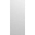 Slab Barn Door Panel | Planum 0770 Painted White Matte | Sturdy Finished Flush Modern Doors | Pocket Closet Sliding Painted White