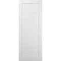 Slab Barn Door Panel | Quadro 4115 White Silk | Sturdy Finished Wooden Modern Doors | Pocket Closet Sliding White