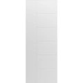 Slab Door Panel 18 x 80 inches / Mela 0716 Painted White / Modern Finished Doors / Pocket Closet Sliding Barn Painted White