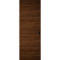 Hidden Barn with Black Edges  -  Planum 0010 Nero Marquina 32" x 96" Dark Walnut