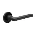 Door Euro Handle THELMA for Magnetic Lock, Black, Passage Black
