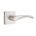 PRAHA Classic Design Handle-Gold-Privacy (bathroom/bedroom lock) Nickel Satin
