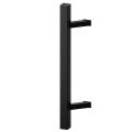 Black Handle for exterior door, Set of 2; length 55 1/8" (1400mm) Black
