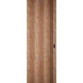Hidden Barn | Planum 0016 White Silk | Sturdy Finished Doors | Magic Concealed Sliding Set 42" x 80" Walnut