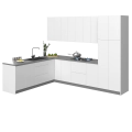 Kitchen Harmony Collection White Gloss Color Base Size 8x10Ft Wide White Gloss