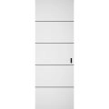 Hidden Barn | Planum 0015 Ginger Ash | Sturdy Finished Doors | Magic Concealed Sliding Set 32" x 96" White