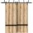 Barn Bypass Doors with 6.6ft Hardware | Planum 0012 Concrete and Aluminum Strips | Sturdy Heavy Duty Rails Kit Steel Set | Double Sliding Door Oak