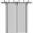 Barn Bypass Doors with 6.6ft Hardware | Planum 0016 Concrete and Aluminum Strips | Sturdy Heavy Duty Rails Kit Steel Set | Double Sliding Door Matte Grey
