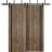 Barn Bypass Doors with 6.6ft Hardware | Planum 0011 Walnut and Aluminum Strips | Sturdy Heavy Duty Rails Kit Steel Set | Double Sliding Door Walnut